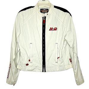 Harley-Davidson White and Black Women's Jacket